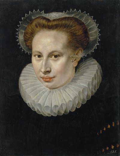 Portret van een Dame door Frans Pourbus the Younger